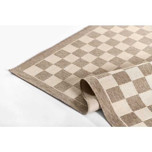 2020s Erin Gates by Momeni Saybrook Check Grey Indoor/Outdoor Area Rug 9' X 12' For Sale - Image 5 of 12