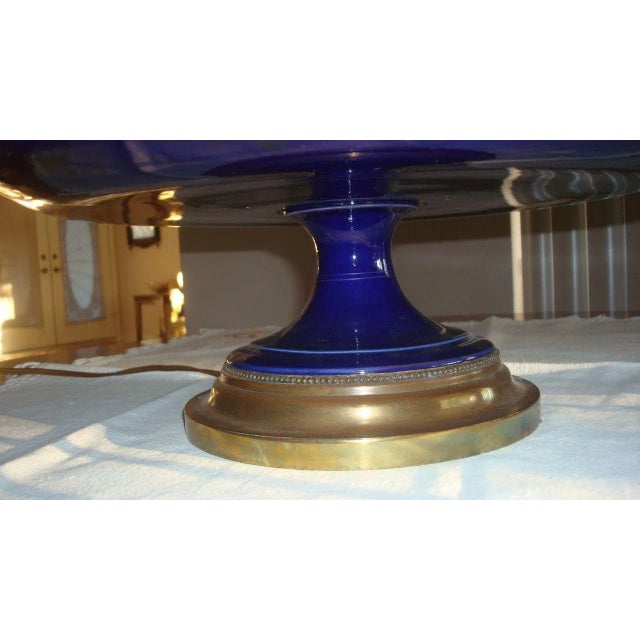 Dresden Hand Painted Porcelain Table Lamp For Sale In Tampa - Image 6 of 8