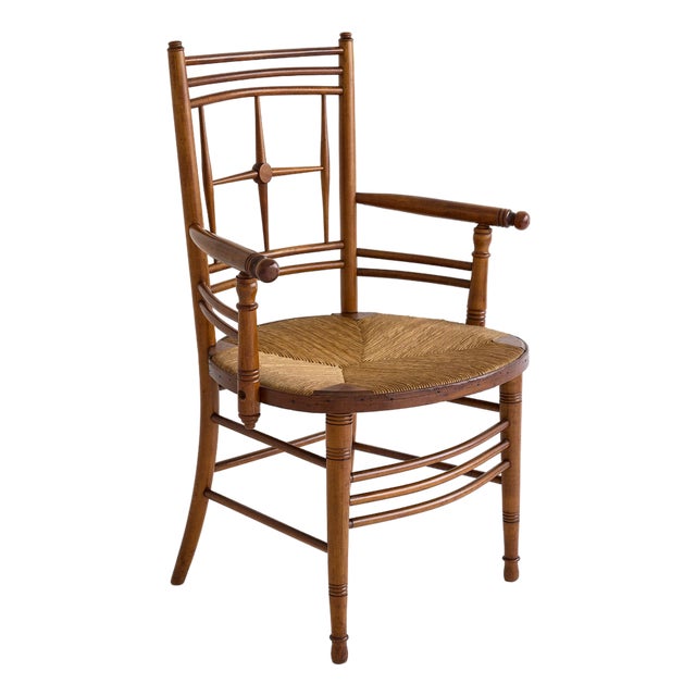 Morris & Co. Armchair From the Sussex Line, London, 19th Century For Sale