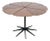 Richard Schultz Cedar & Black Iron "Petal" Dining Table, 1960's For Sale