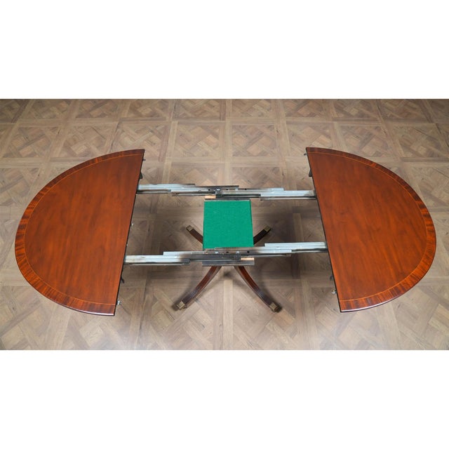 Vintage Baker Two Board Dining Table For Sale - Image 11 of 15