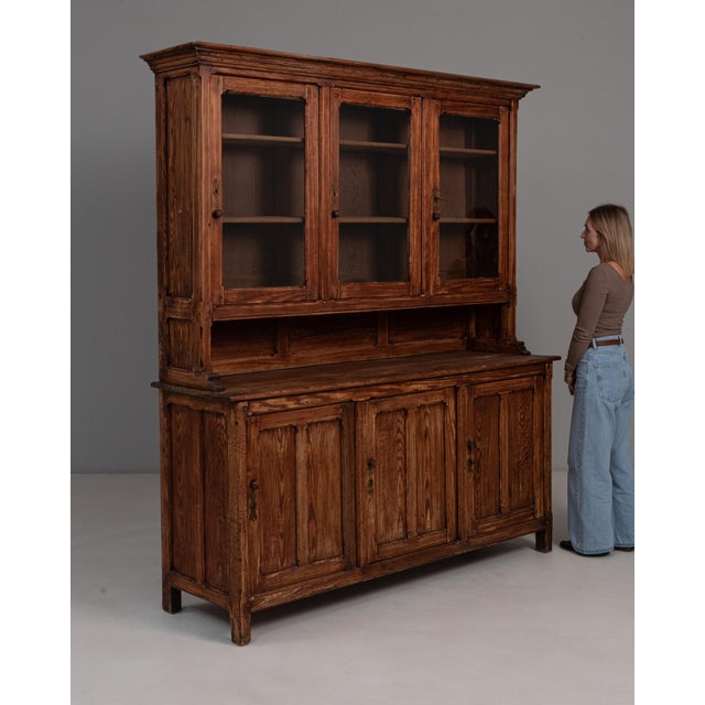 1900s Belgian Provincial Wooden Cupboard For Sale - Image 13 of 18