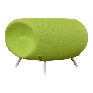 Modern Pebble Scalloped Stool or Ottoman by Allermuir For Sale