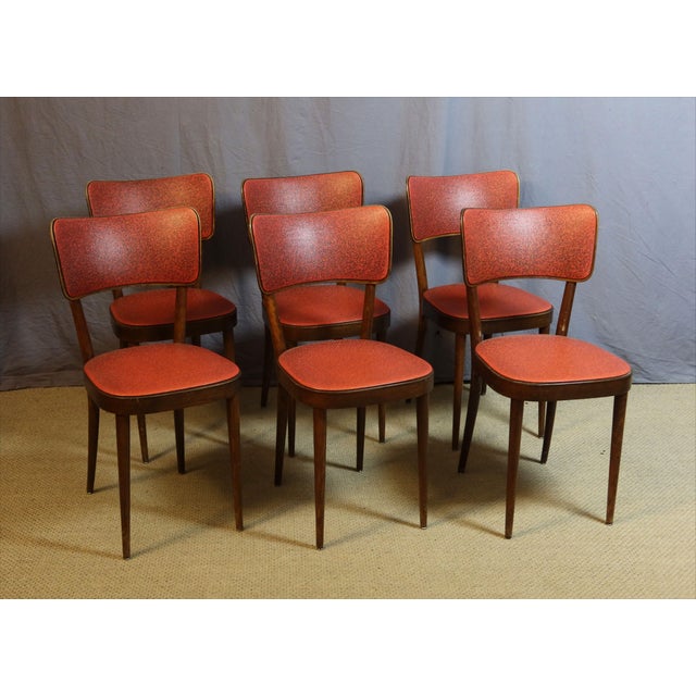 Set of Six Baumann Bistro Chairs, 1930s, Set of 6 For Sale - Image 10 of 10