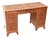 Art Deco Figured Walnut Leather Top Desk, 1930 For Sale