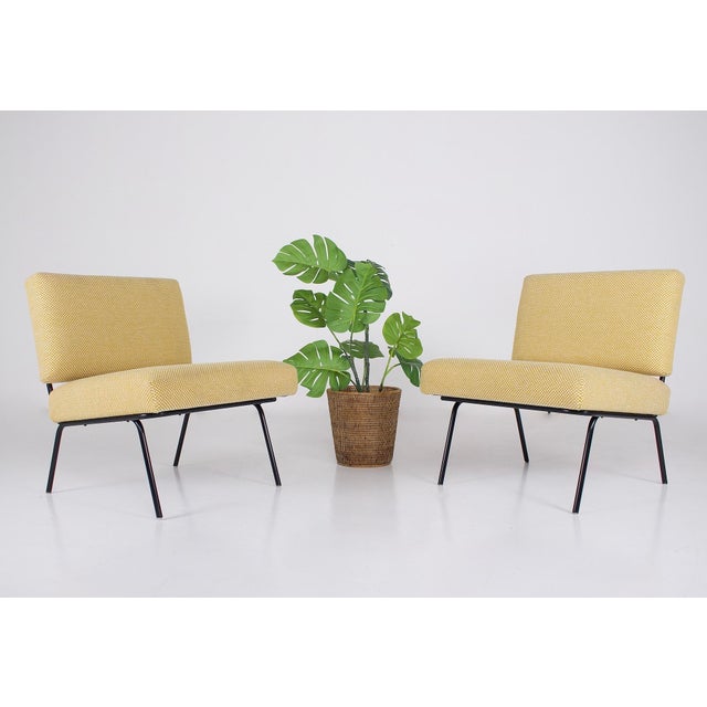 Model 31 Lounge Chairs with Kvadrat Fabric from Florence Knoll, 1950s, Set of 2 For Sale - Image 9 of 14