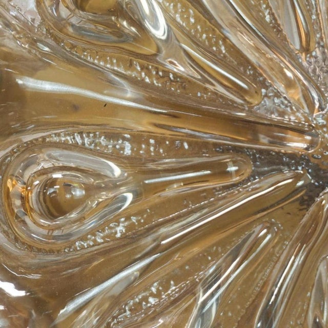 Amber Glass Wall Lights attributed to Helena Tynell for Glashütte Limburg, 1960s, Set of 2 For Sale - Image 17 of 18