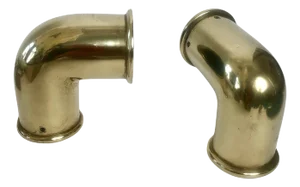 Vintage Austrian Brass Sconces, 1930s, Set of 2