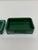Malachite Glass Ashtray and Cigarette Holder, 1960s For Sale - Image 10 of 12