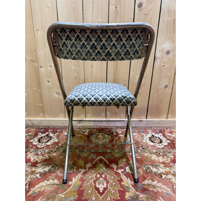 Silver Folding Chairs in Chromed Tubular Metal, 1960, Set of 12 For Sale - Image 8 of 12
