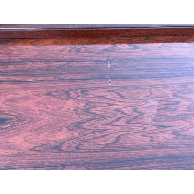 Brown Early 20th Century Rosewood Desk For Sale - Image 8 of 18