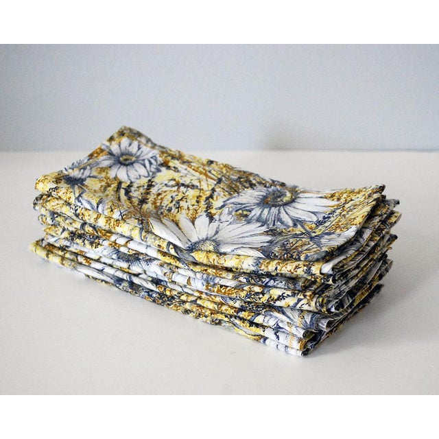 Vintage Floral Cloth Napkins Set of 12 Chairish