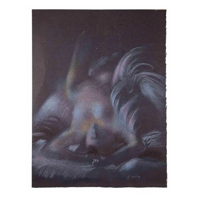 Bernadette Kelly, The Window in the Night, Mixed Media, 1980s For Sale