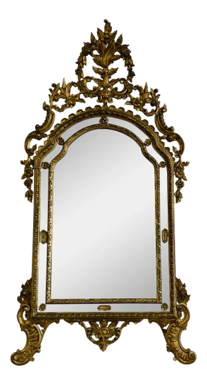 An Italian Gilt Wood Wall, Console or Pier Mirror