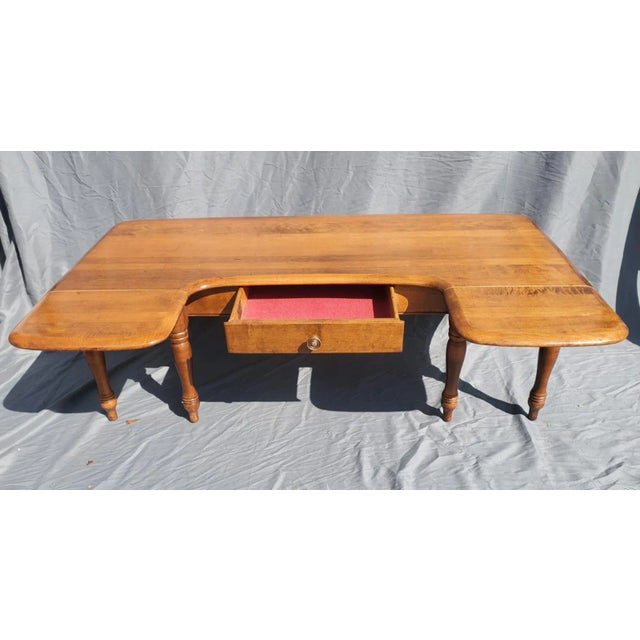 Wood 1960s Sprague & Carleton Drop Leaf Coffee Table For Sale - Image 7 of 9