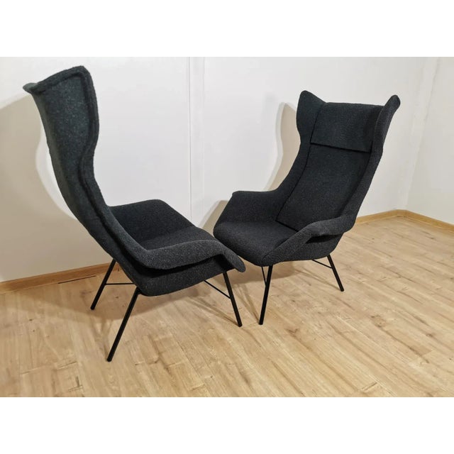 Set of Czechoslovakia Lounge Chair by Miroslav Navratil, 1960s For Sale - Image 13 of 18