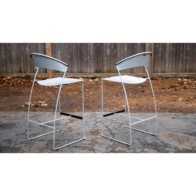 Baleri Italia 'Juliette Barstools' by Juliette Hannes Wettstein - A Pair For Sale - Image 10 of 15