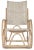 Wood Catherine Rattan Rocking Chair in Antique Grey For Sale - Image 7 of 7