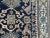 Caucasian Bijov Design Wool Runner with Navy, Aubergine, Teals 4.1 x 9.9 For Sale - Image 9 of 13