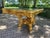 A striking 1980 Italian Baroque-style dining set, consisting of one dining table and six matching chairs. This grand...