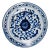 Chinese Blue & White Trailing Vines Plate, C. 1850 For Sale