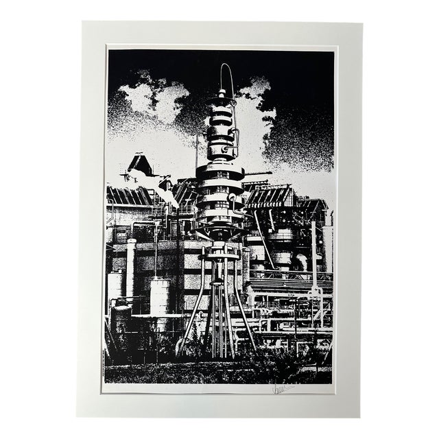 Laurent Lauwers, Signed Screen Print, 1960s For Sale