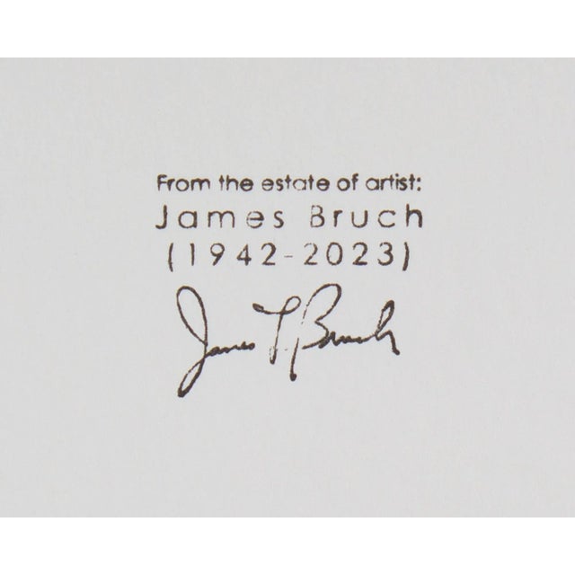 Contemporary Abstract Mixed Media Painting by James L. Bruch For Sale - Image 3 of 8