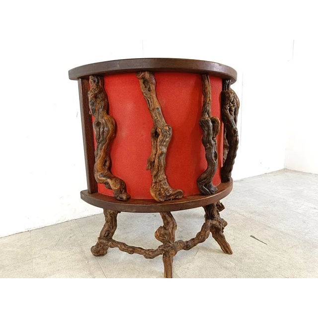 Wood Vintage Vine Wood Bar, 1950s For Sale - Image 7 of 12