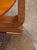 Italian Art Deco Design Walnut Side Table For Sale - Image 4 of 7
