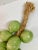 Italian Ceramic Glazed Green Limes on Straw For Sale In Los Angeles - Image 6 of 12