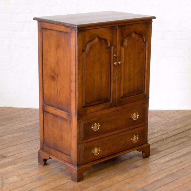 Vintage Oak Cupboard For Sale - Image 6 of 11