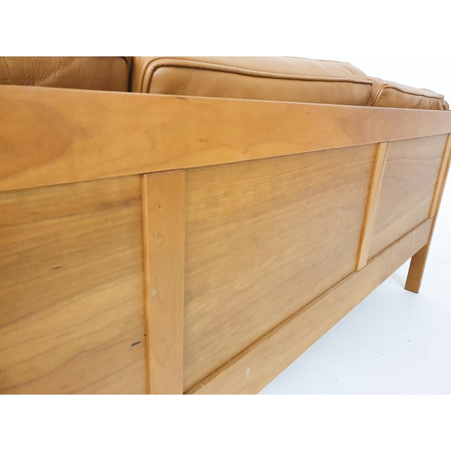 Vintage 2343 Sofa in Cognac Leather by Børge Mogensen for Fredericia, Denmark, 1960s For Sale - Image 15 of 16