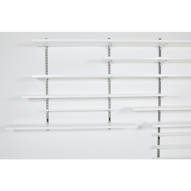 Wood Mid-Century Modern Italian Modular Wall Shelving System, 1960s For Sale - Image 7 of 9