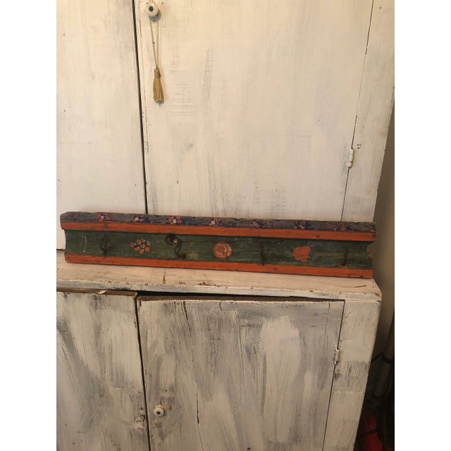 Belgium Original Paint School House Hat/Coat Rack For Sale - Image 10 of 10