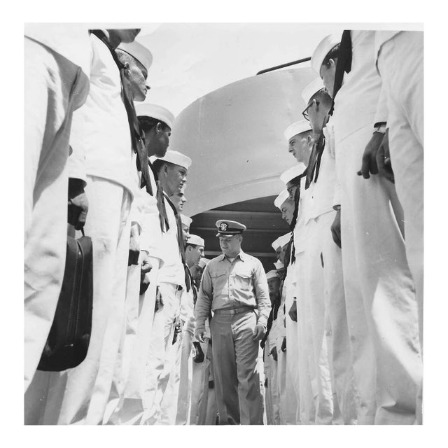 1957 Sailors Black and White Photograph For Sale