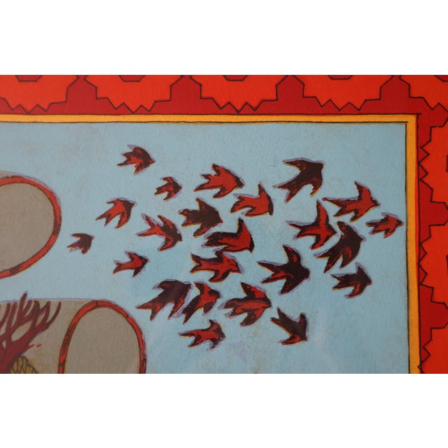 Vintage Diana Bennett “Royal Bird Hunters” Signed Lithograph, 224/300 For Sale - Image 11 of 18