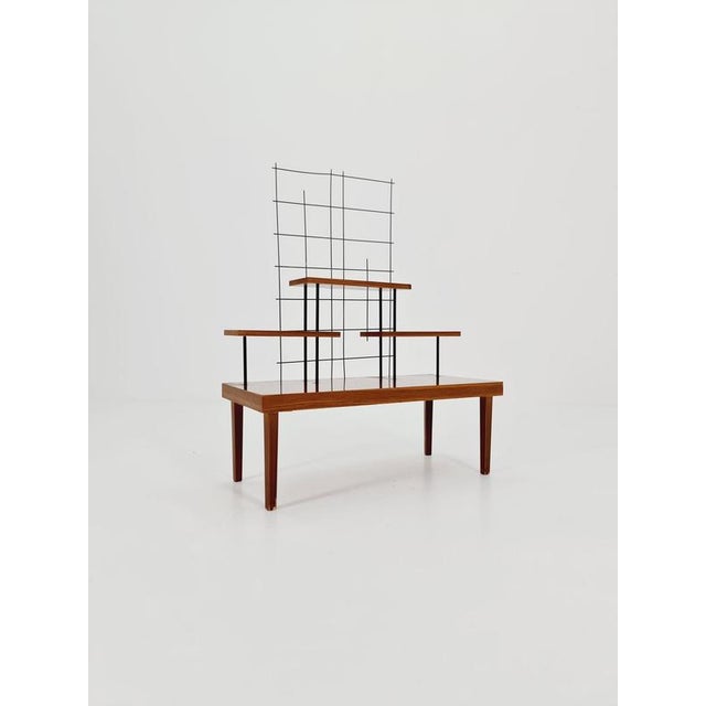 Large Mid-Century German Minimalist Plant Stand, 1950s For Sale - Image 5 of 11