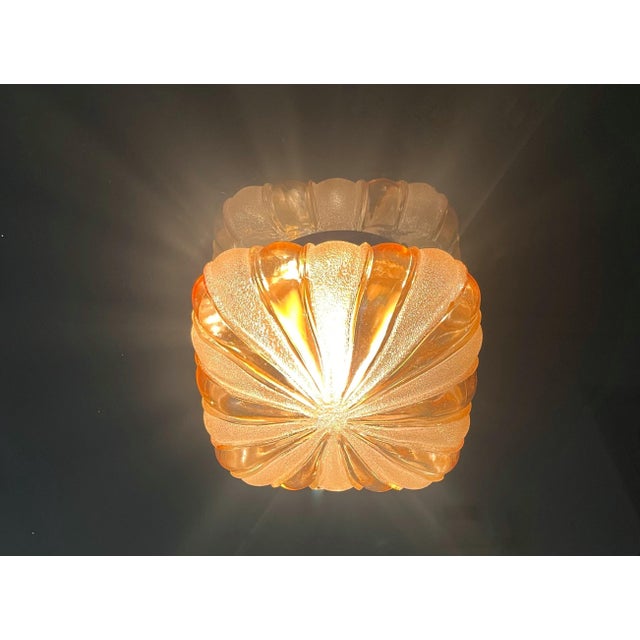 Boho Chic Mid-Century Modern German Flush Mounts by Wila Leuchten, 1970s, Set of 6 For Sale - Image 3 of 10