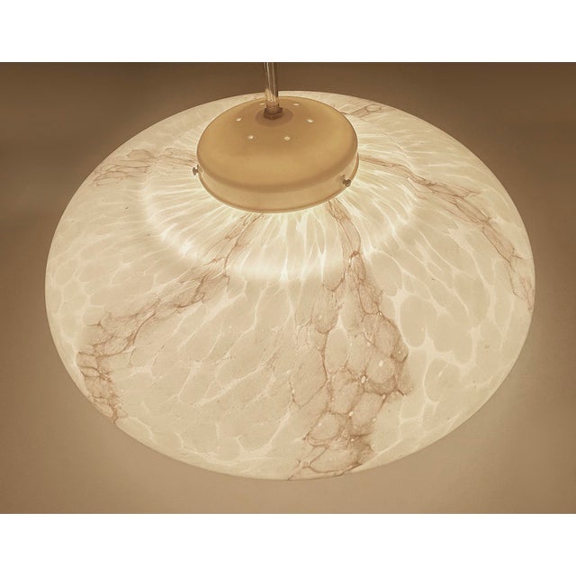 Art Deco Amber Glass Pendant Light, 1930s For Sale - Image 15 of 18
