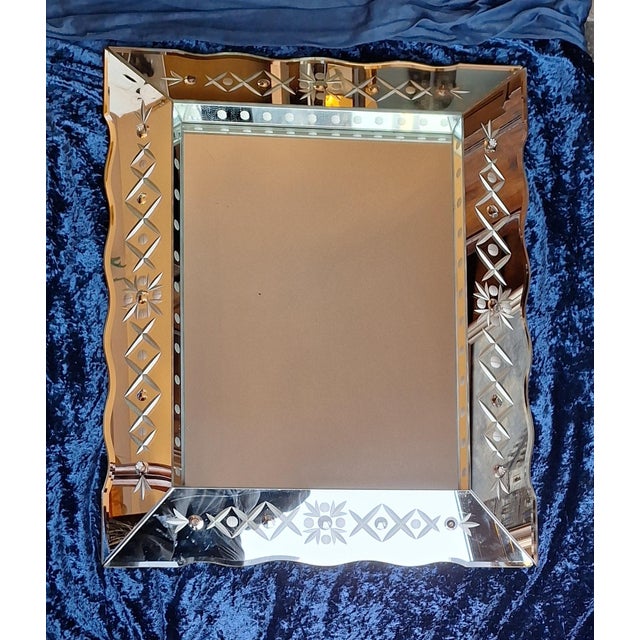 Mid-Century Wall Mirror, 1954 For Sale - Image 7 of 7