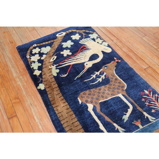 Early 20th Century Pictorial Chinese Rug - 2'5" x 4'6" For Sale - Image 17 of 18