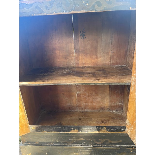 Antique Chinese Lacquered Cabinets – Possibly 18th/19th Century For Sale - Image 11 of 14