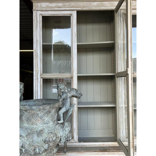 Vintage French Library Cabinet For Sale - Image 11 of 14