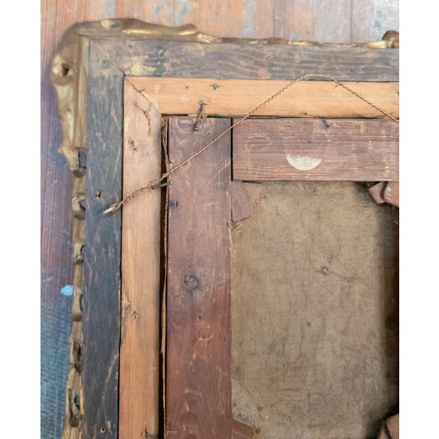 19th Century Continental European French Style Portrait Painting of a Lady in Red, Signed For Sale - Image 13 of 14