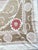 Mid-Century Modern Terracotta Tashkent Suzani Wall Hanging Decor — 4'5'' X 5'1'' For Sale - Image 3 of 7