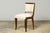 Set of 6 French Art Deco Walnut Dining Chairs in Ivory Ribbed Upholstery, 1930s For Sale - Image 15 of 18