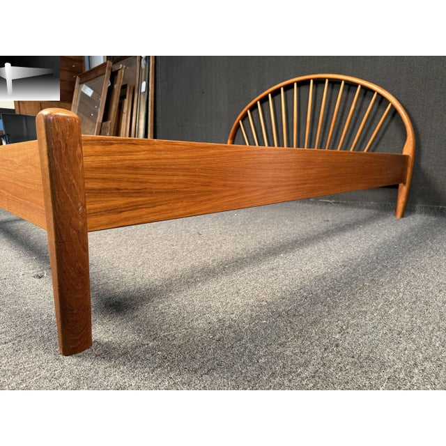 Mid 20th Century Danish Teak Bedframe by Jespersen of Denmark For Sale - Image 11 of 12