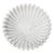 Contemporary Matthew Izzo Home Augie White Marble Scalloped Bowl With Brass Base For Sale - Image 3 of 6