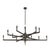 Industrial Arteriors Home Griff Black Iron Large Chandelier For Sale - Image 3 of 10