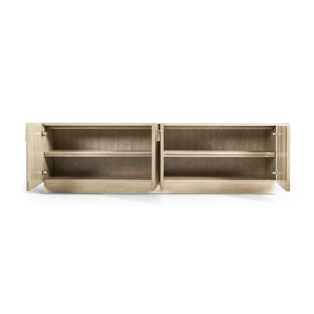 Contemporary Organic Modern Entertainment Console For Sale - Image 3 of 11